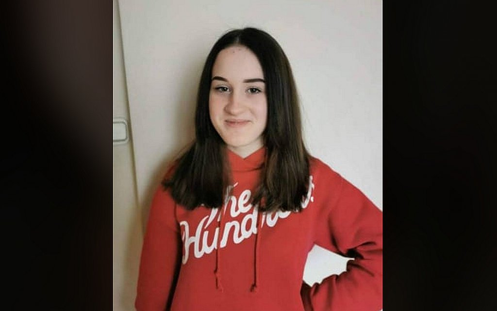 Łucja Chełstowska, 13 lat, zaginiona mieszkanka Ostrołęki, fot. KMP w Ostrołęce