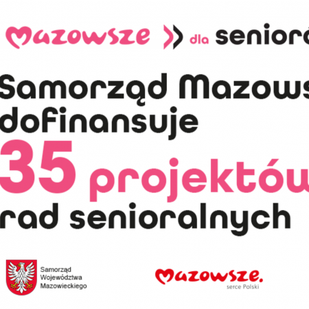 Rady seniorów ze wsparciem Mazowsza