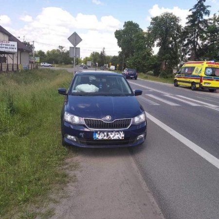 Wypadek na ulicy Warszawskiej. Poszkodowana jedna osoba [FOTO]