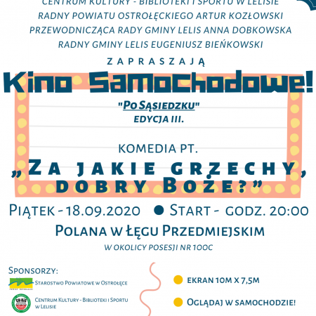 III. edycja kina "Po sąsiedzku". Tym razem Kino Samochodowe