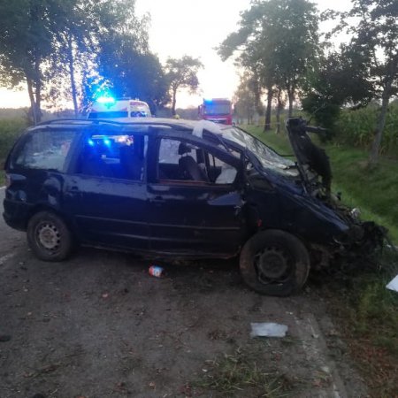 Śmiertelny wypadek pod Łysymi. Nie żyje młody mieszkaniec powiatu łomżyńskiego [FOTO]