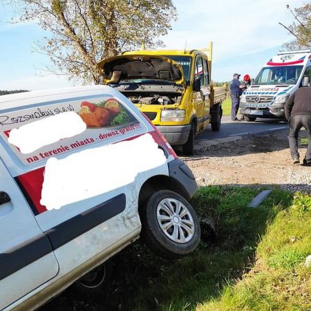 Wypadek na DK-53 w Dylewie. Poszkodowana jedna osoba