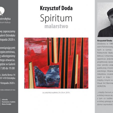 Wystawa prac Krzysztofa Dody "SPIRITUM"