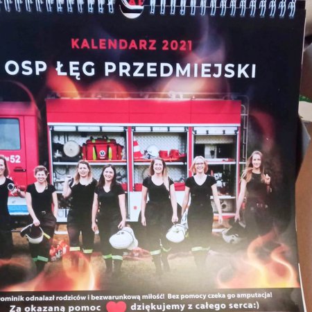 OSP Łęg Przedmiejski. Kalendarz charytatywny już w sprzedaży!