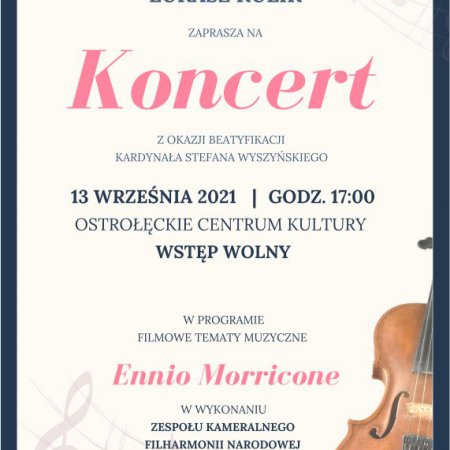 Dzieła Ennio Morricone zabrzmią w Ostrołęckim Centrum Kultury