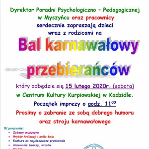 Karnawałowy Bal Przebierańców w Kadzidle