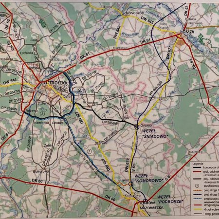 Rozmawiali o koncepcji budowy obwodnicy Ostrołęki z połączeniami drogowymi do S8 oraz VIA BALTICA