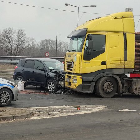 Wypadek na Kołobrzeskiej. Poszkodowana jedna osoba, sprawca stracił prawo jazdy [ZDJĘCIA]