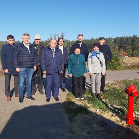 Dobiegła końca budowa sieci wodociągowej w Łysych i Serafinie [ZDJĘCIA]