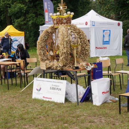 Wieniec Powiatu Ostrołęckiego zajął 2. miejsce na dożynkach Województwa Mazowieckiego [ZDJĘCIA]