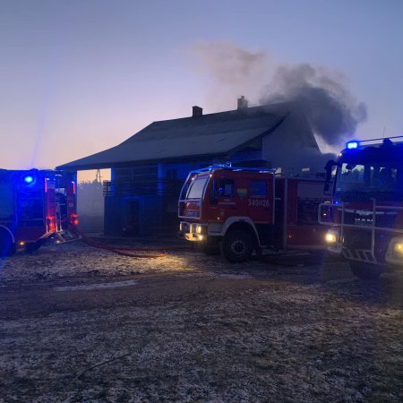 Pożar w Lelisie i w Ziomku [ZDJĘCIA]