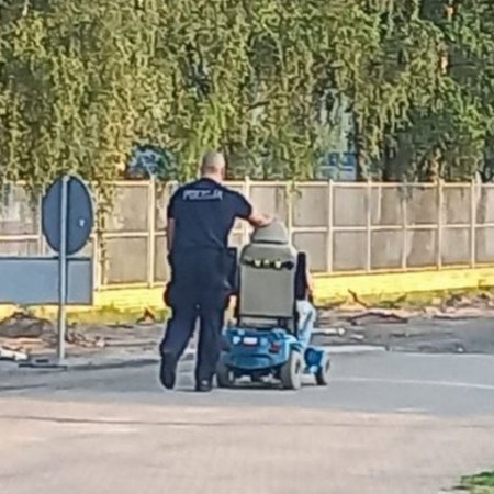 Nietypowa interwencja ostrołęckiej policji [FOTO]