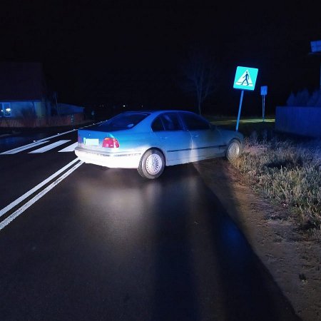 Pijany 25 latek zatrzymany po kolizji przez wykładowców szkoły policyjnej [ZDJĘCIA]