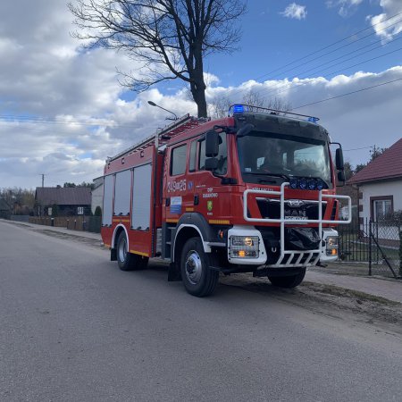 Pożar w Ziomku i Ponikwi Dużej