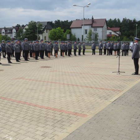 Święto Policji w komendzie przy Korczaka. Ponownie w reżimie sanitarnym [ZDJĘCIA]
