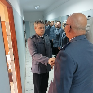 Zmiana na stanowisku Komendanta Komisariatu Policji w Myszyńcu [ZDJĘCIA]