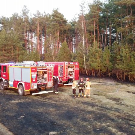Pożar w Łęgu Przedmiejskim. W akcji dwie jednostki strażackie