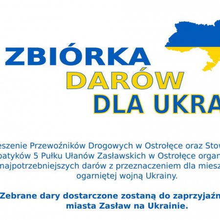 Zbiórka darów dla Ukrainy