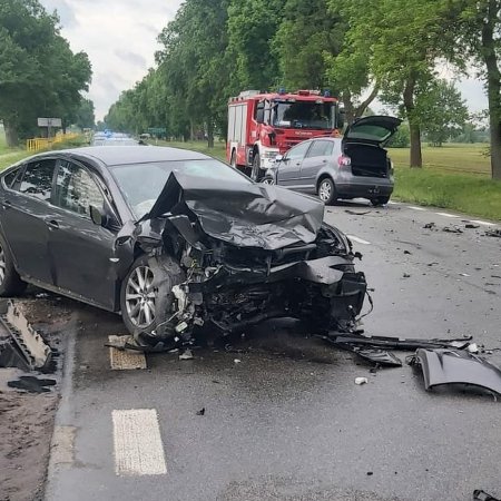 Poważny wypadek na trasie Ostrołęka-Różan