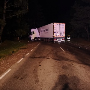 Śmiertelny wypadek na trasie Różan - Maków Mazowiecki. Nie żyje 30-letni mieszkaniec powiatu ostrołęckiego [ZDJĘCIA]