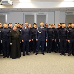 Nowi policjanci złożyli ślubowanie. Wśród nich są funkcjonariusze z Ostrołęki