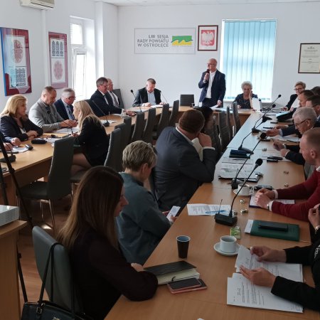 Trwa LIII sesja Rady Powiatu w Ostrołęce