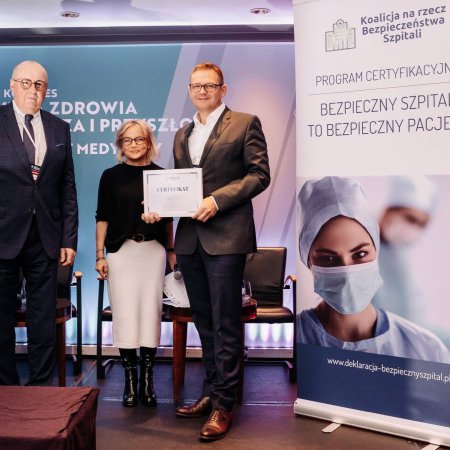 Szpital w Ostrołęce z certyfikatem „Bezpieczny szpital to bezpieczny pacjent”