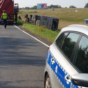 Wypadek na trasie Ostrołęka - Olsztyn. Rannych 28 osób!