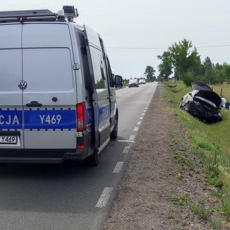 Zderzenie w Dylewie. Tak się kończy wyprzedzanie na skrzyżowaniu [ZDJĘCIA]