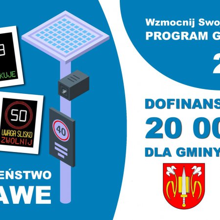 Radarowy wyświetlacz prędkości będzie motywował kierowców do bezpiecznej jazdy w Borawem