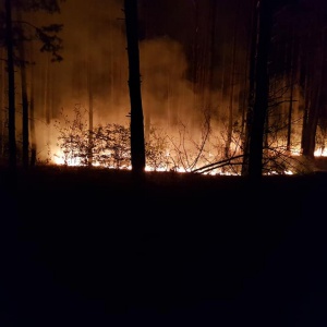 Pożar w miejscowości Nogawki [ZDJĘCIA]