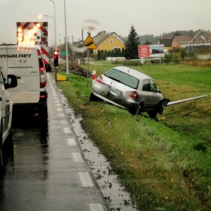 Kraksa między Ostrołęką a Rydzewem [FOTO]