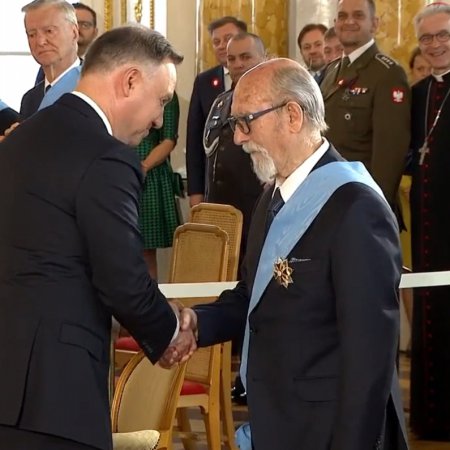 Order Orła Białego: Antoni Lenkiewicz z Ostrołęki z najwyższym państwowym odznaczeniem [WIDEO]