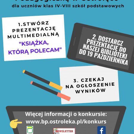 Konkurs na prezentację multimedialną „Książka, którą polecam”