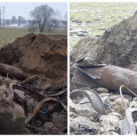 Przy przebudowie mostu znaleziono... blisko półtonową bombę. Konieczna była ewakuacja