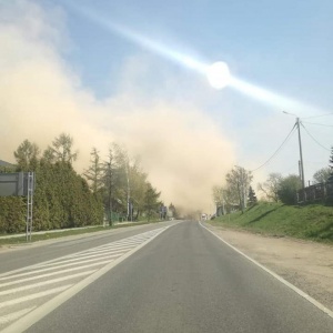 Burza piaskowa w pobliżu Makowa Mazowieckiego [WIDEO, ZDJĘCIA, AKTUALIZACJA]