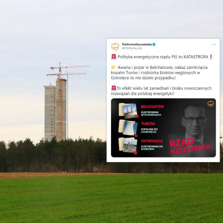 PO o elektrowni Ostrołęka: To nie przypadek