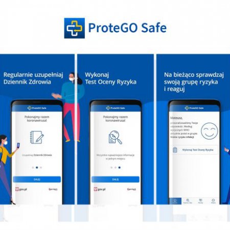 MEN i GIS zachęcają do instalowania aplikacji ProteGO Safe
