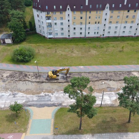 Trwa przebudowa ulicy Goworowskiej. Prace postępują [WIDEO, ZDJĘCIA]