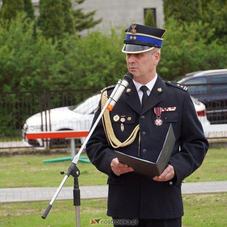 Stefan Prusik z medalem "Za zasługi dla Policji"