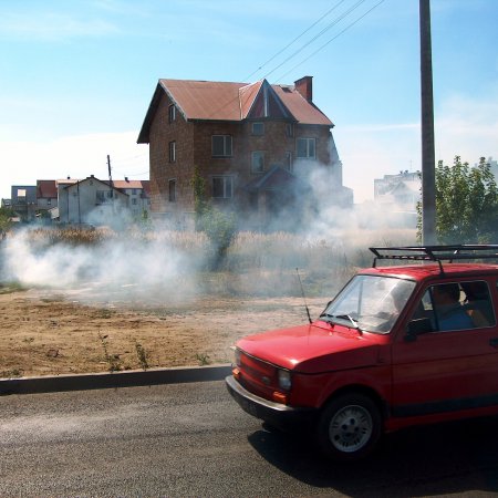 Pożar przy obwodnicy i król (nie tylko) lokalnych szos