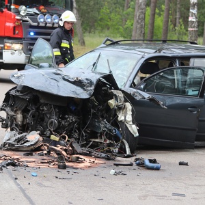 Wypadek w Zdunku (gm. Myszyniec) - są ranni!