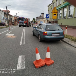 Zderzenie osobówki z motocyklem na DK-53. Sprawca pijany motocyklista bez uprawnień [ZDJĘCIA]