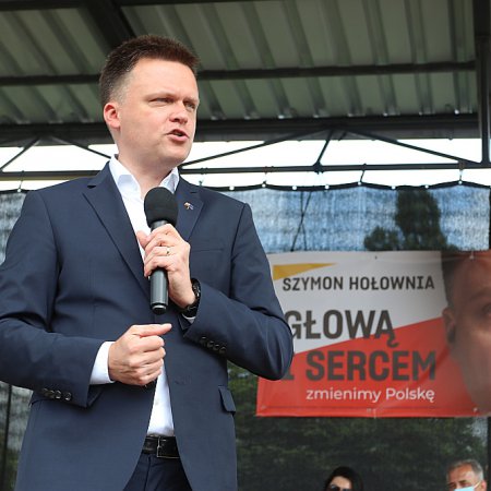 Szymon Hołownia o wizycie w Ostrołęce: "To, wiesz, Kurpie. Było czuć ten charakter"