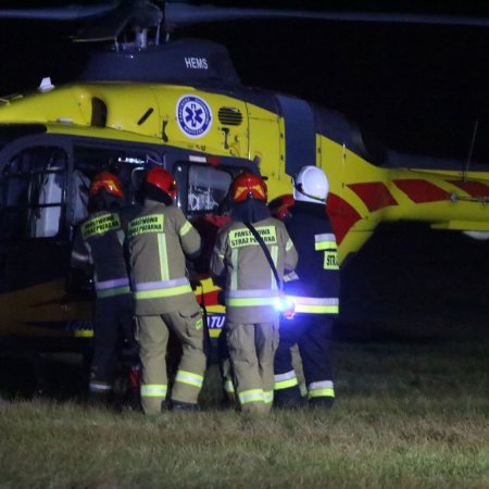 Zabrodzie, DK 53: Groźny wypadek! Wśród rannych dzieci, w akcji lotnicze pogotowie [WIDEO, ZDJĘCIA]