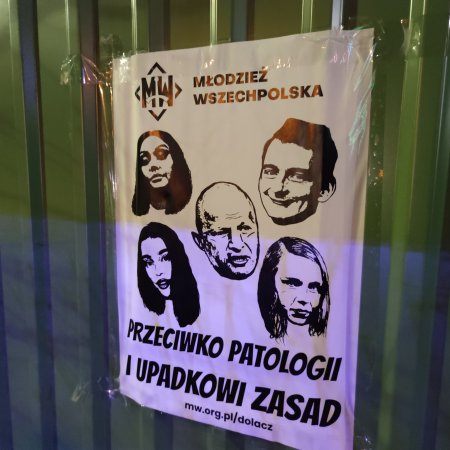 Murański (i nie tylko) na plakatach w Ostrołęce. "Przeciwko patologii i upadkowi zasad"