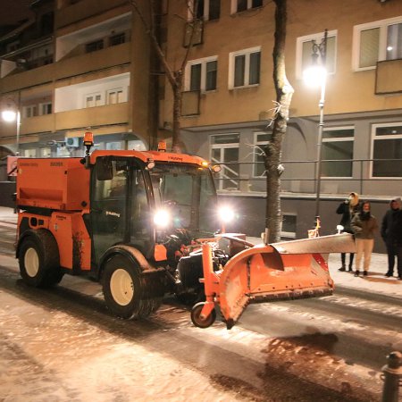 Pierwszy tej zimy poważny test ostrołęckich drogowców. Zdali czy nie?