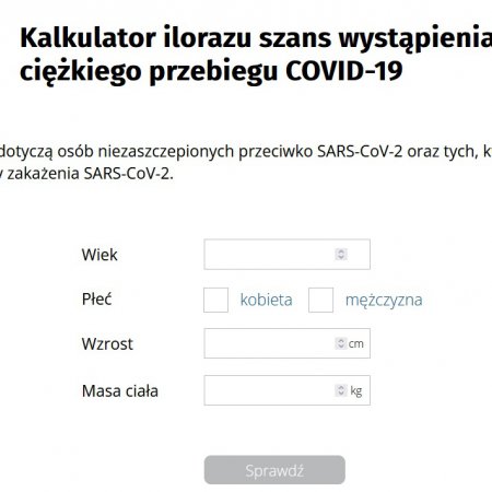 Ministerstwo Zdrowia: można sprawdzić, jak będzie się przechodziło COVID-19