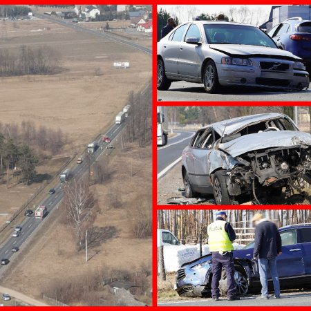 Jak doszło do tego karambolu? Oficjalny komunikat ostrołęckiej policji [WIDEO, ZDJĘCIA]