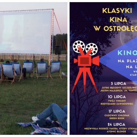 Kino plenerowe w Ostrołęce. Jakie filmy obejrzymy? Jak dobierano repertuar?